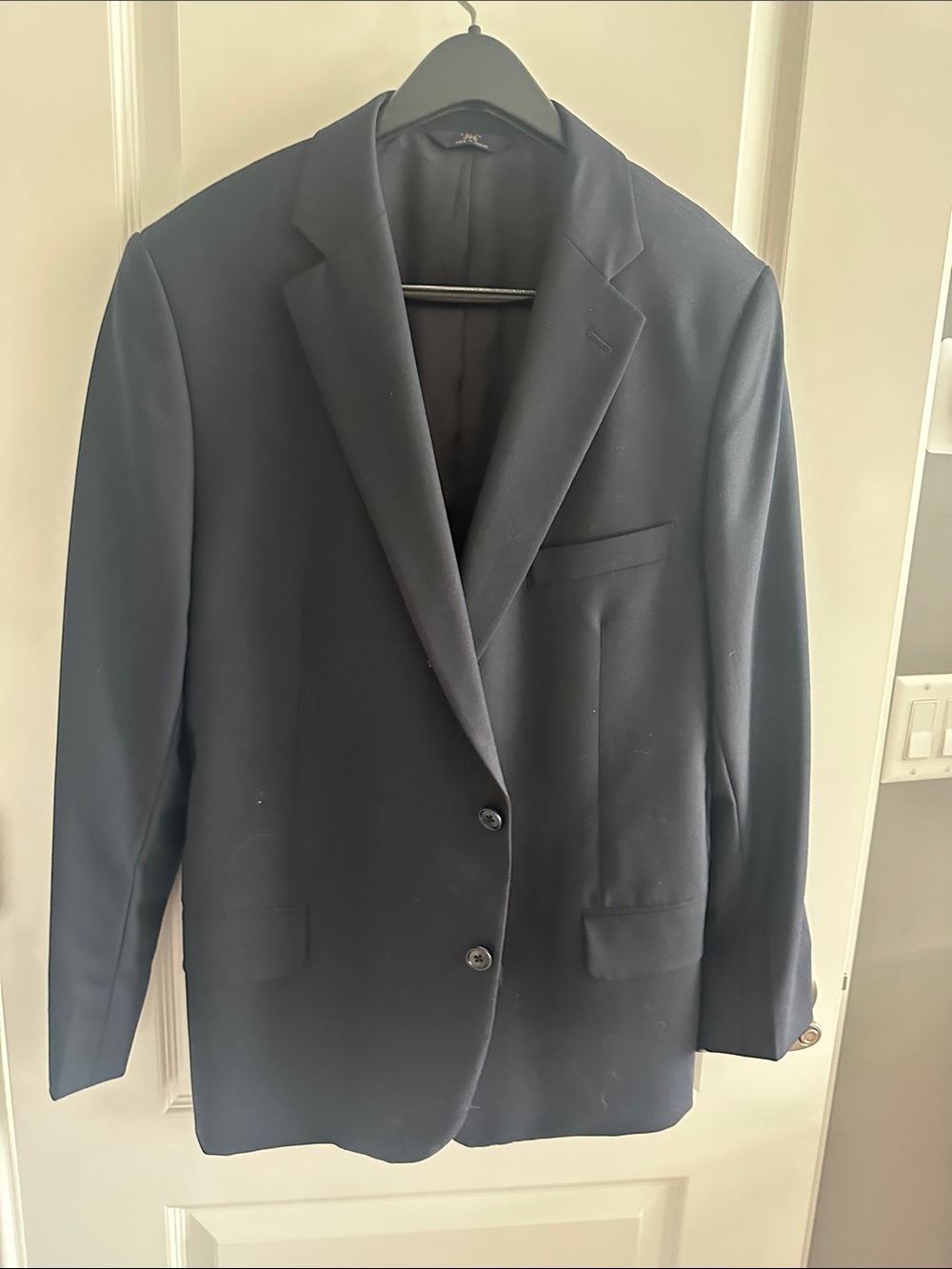 Brooks Brothers Men's Dark Navy Two-Button Sport Coat